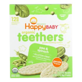Happy Baby Gentle Tethers - Pea And Spinach - Case Of 6 - 1.7 Oz.